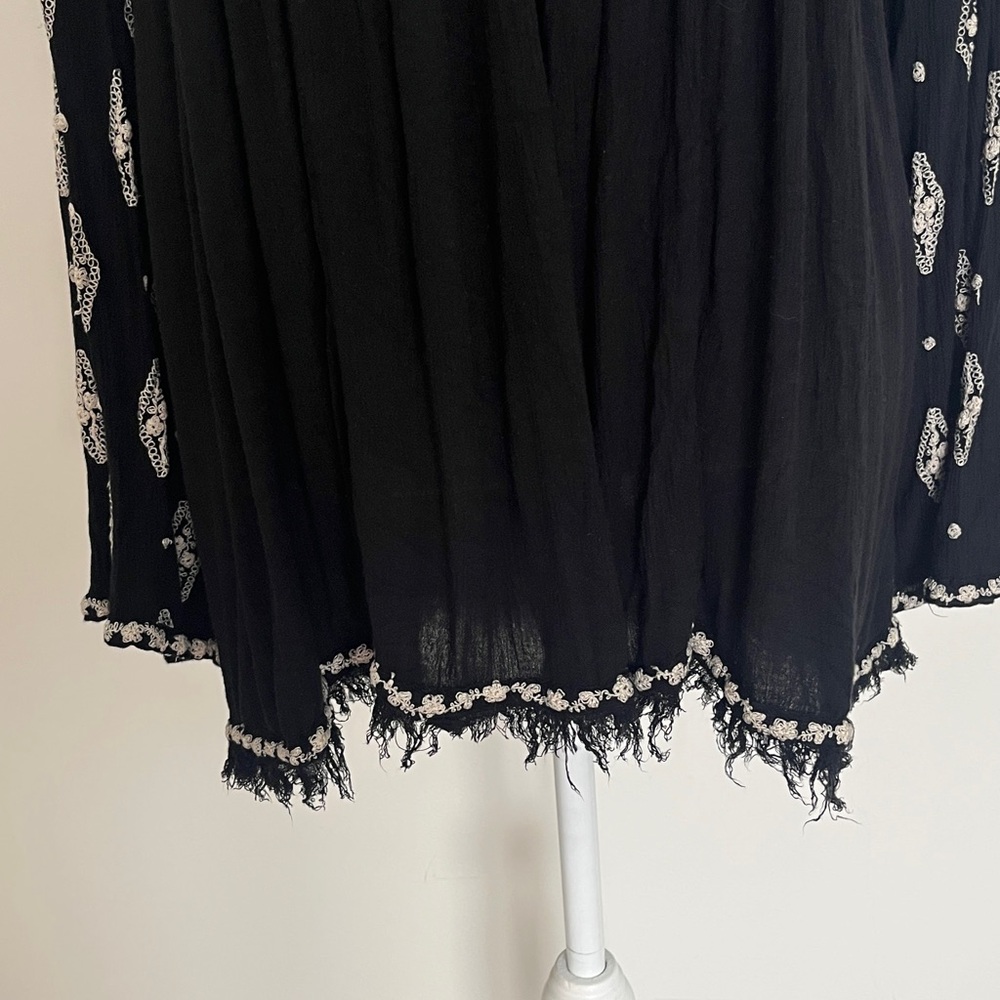 Free People Black and White Blouse - Picture 3 of 9